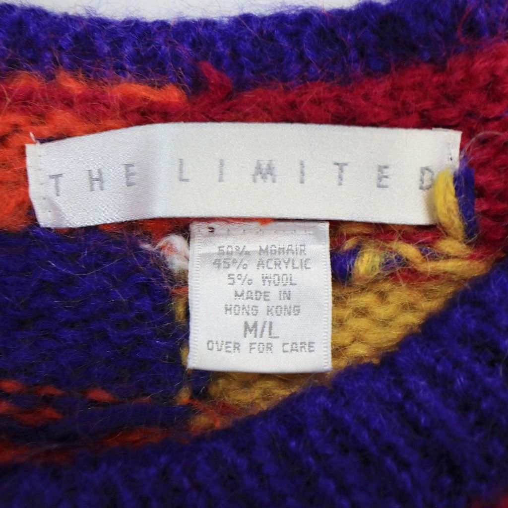 THE LIMITED モヘアニット セーター デザイン オーバーサイズ 毛 THE LIMITED モヘアニット セーター デザイン オーバーサイズ 毛