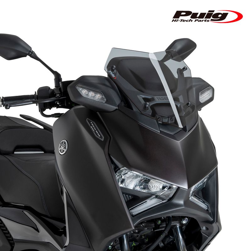 Puig 22571H WINDSHIELD V-TECH LINE SPORT SMOKE YAMAHA X-MAX 125 TECH MAX 25 プーチ スクリーン カウル