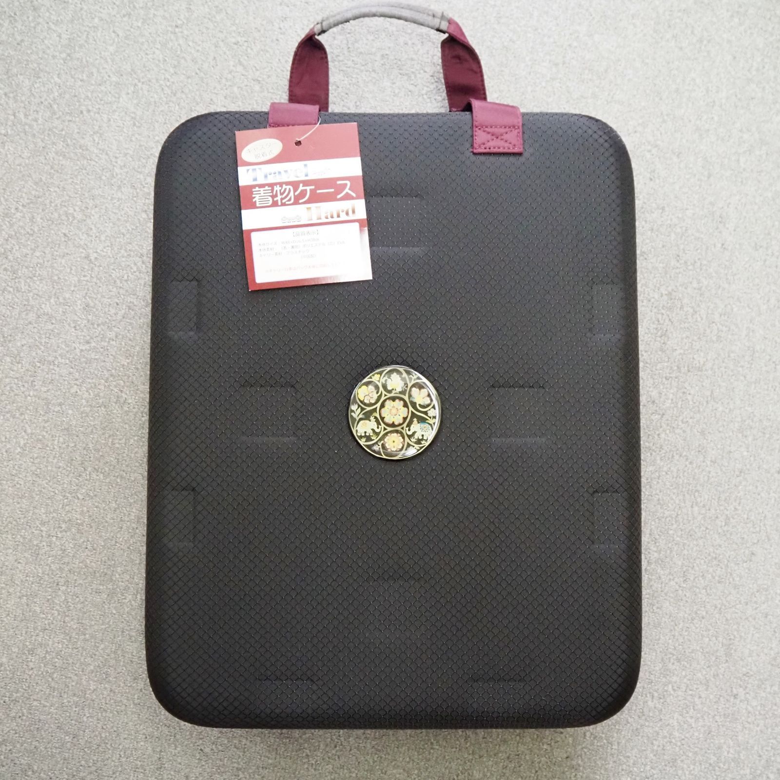 訳有り 着物ケース ハード キャリーカート 脱着式 岡重エンブレム 着物 