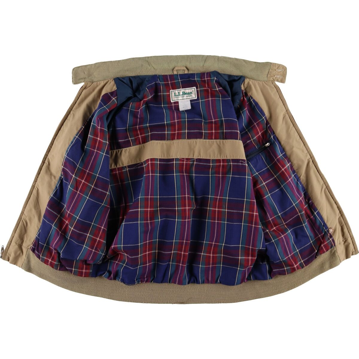 古着 80年代 エルエルビーン L.L.Bean ハリントンジャケット スイング 