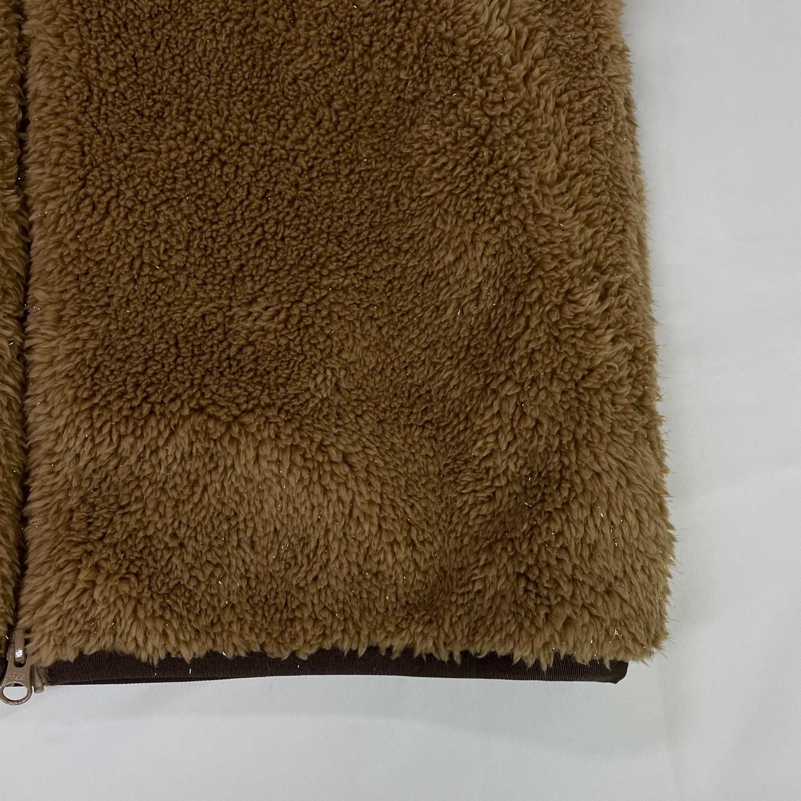 レディース ダンスウィズドラゴン DANCE WITH DRAGON ブルゾン 3 L 茶系 ブラウン 半袖ダブルジップ ボア 中綿 合皮 WWW_NOITHATQUANGTHANH_NET