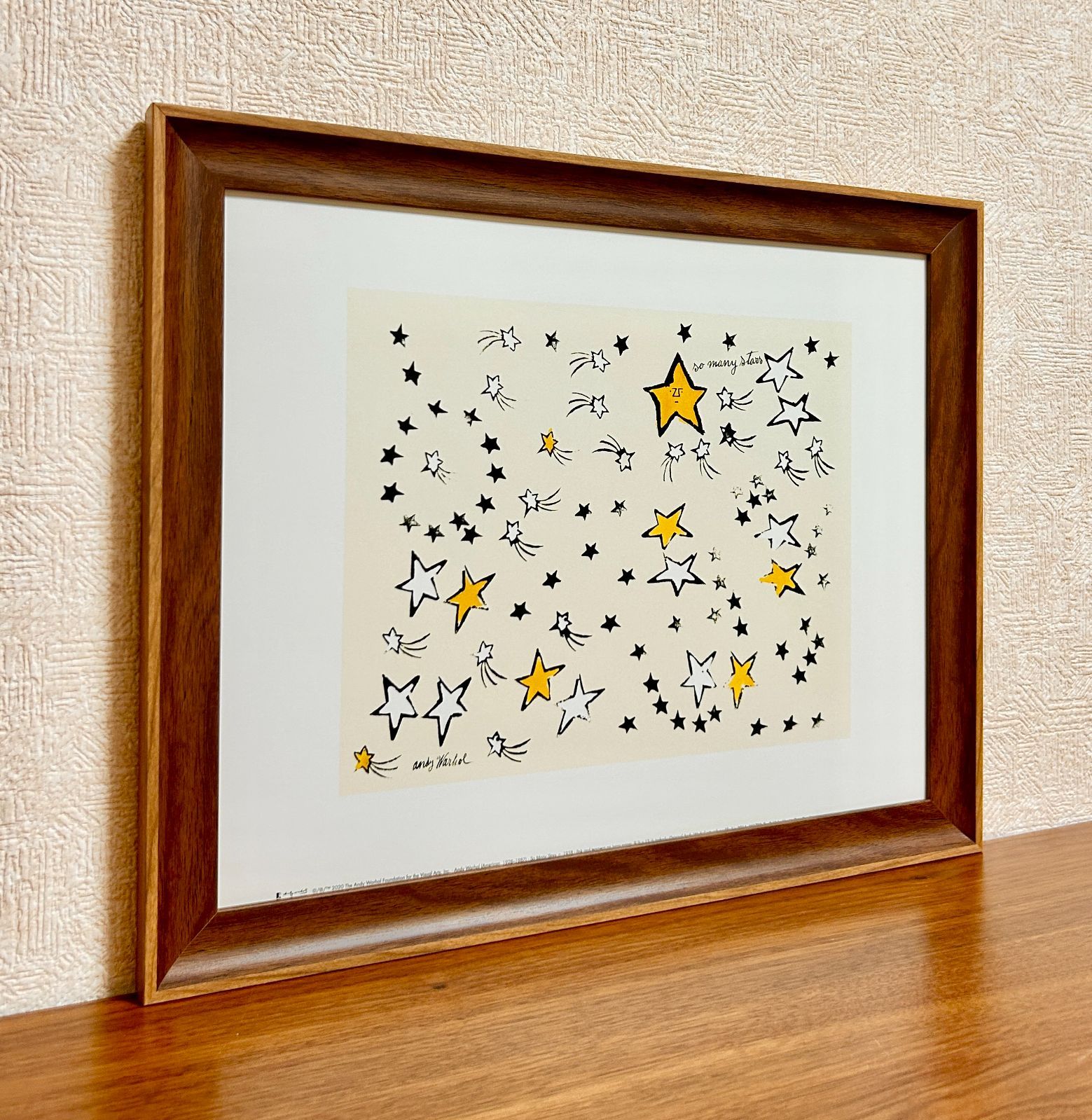 新品☆額縁付アートポスター(BRUCE MCGAW GRAPHICS)☆アンディ