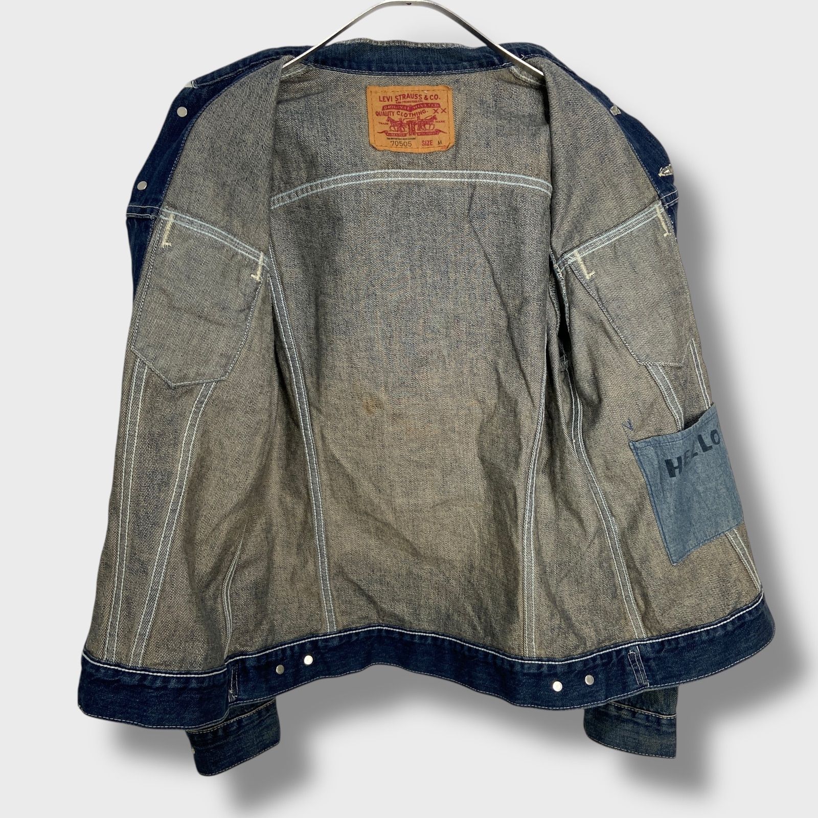 キムタク着用 Levi's 70505 ビンテージ加工 3rd デニムジャケット キムタク着用 Levi´s 70505 ビンテージ加工 3rd デニムジャケット