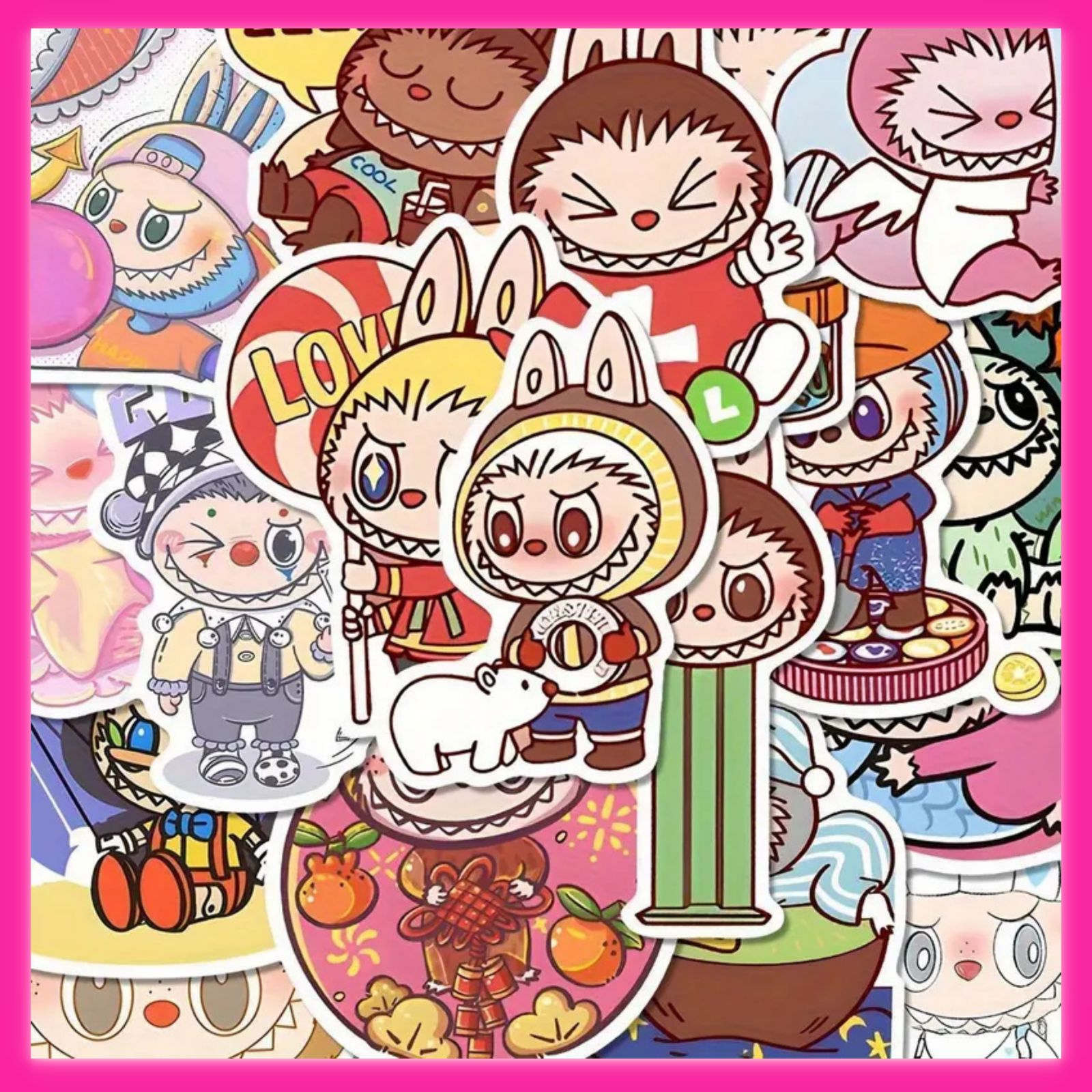 芸能人愛用のルームウェア 🩷24時間以内発送🩷ポップマート ラブブ シール 40枚まとめ売り その他