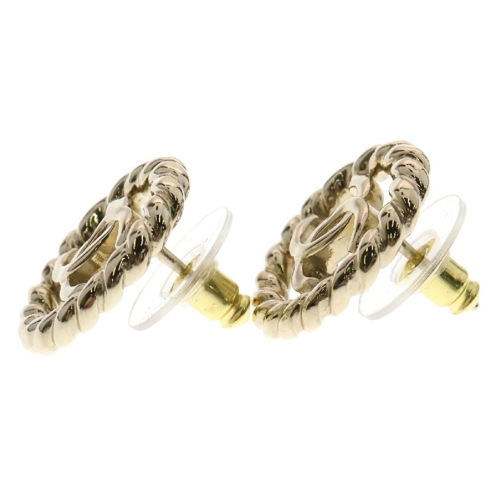 CHANEL (シャネル) ココマーク ラウンドロゴ ピアス ゴールド GP L25C  