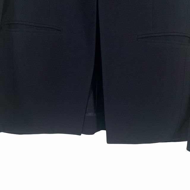 【希少】セオリーリュクス ノーカラージャケット エグゼクティブ 40 ネイビー セオリーリュクス theory luxe ノーカラージャケット フォーマル