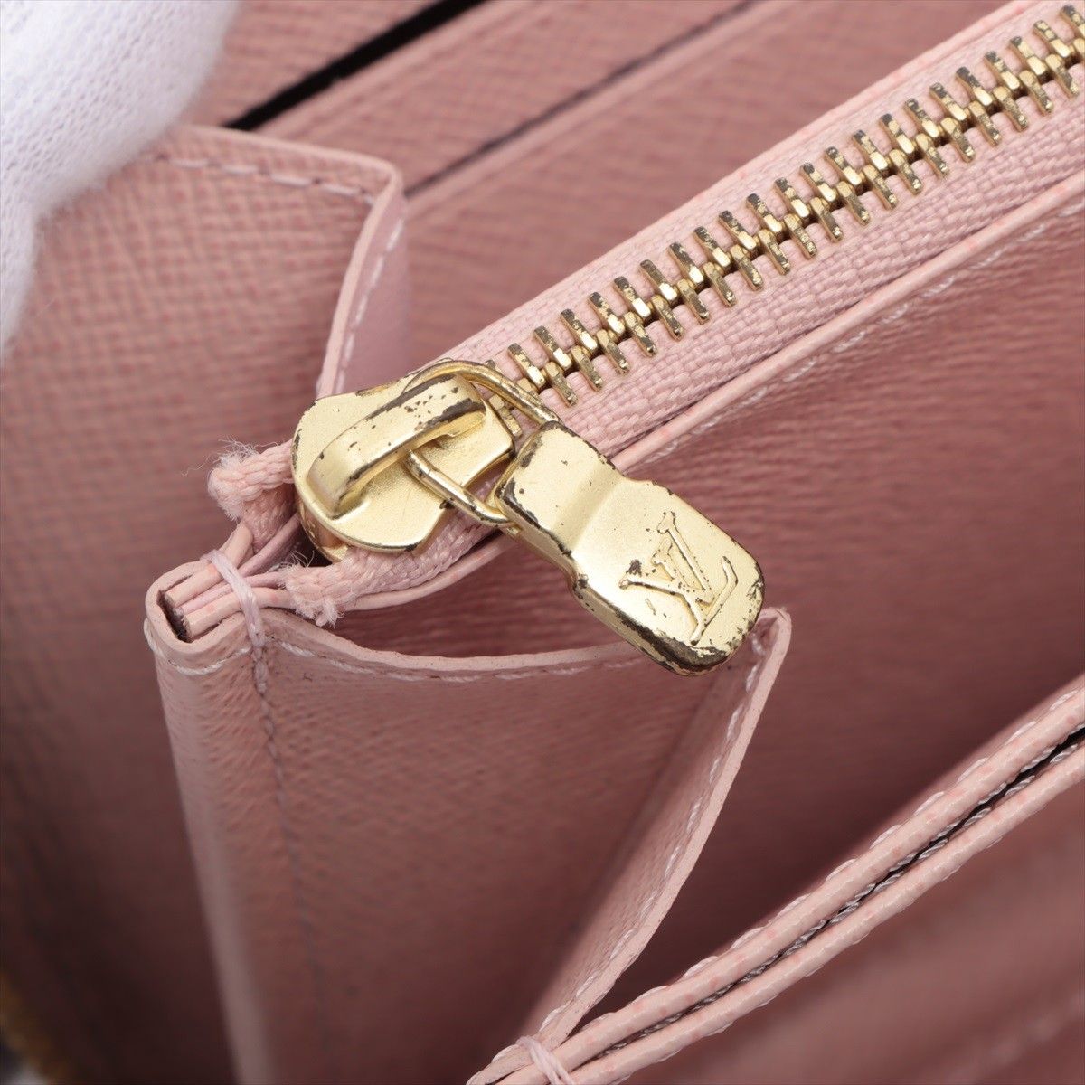 LOUIS VUITTON/ルイ ヴィトン モノグラム ジッピーウォレット ローズ 