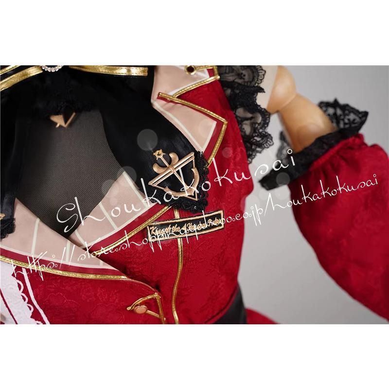 宝鐘マリン ホロライブ コスプレ ゴスロリ ウィッグ付 S フルセット