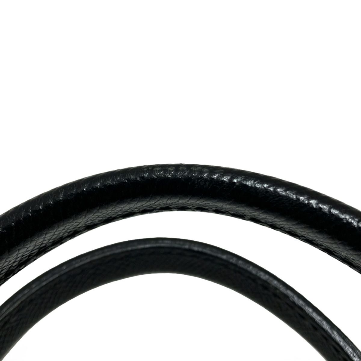 【美品✨レア】エルベシャプリエ　レザートートバッグ　黒　K971 セール】スプリットレザートートバッグ 本革（トートバッグ