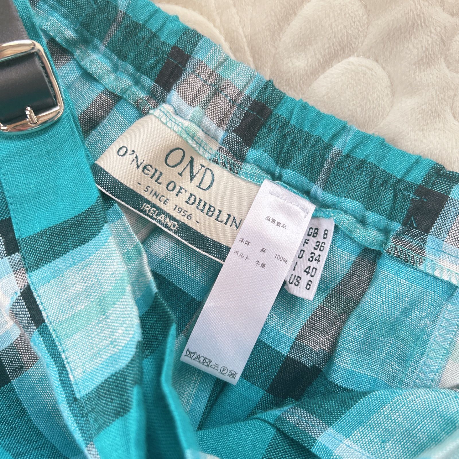 巻きスカート リネン