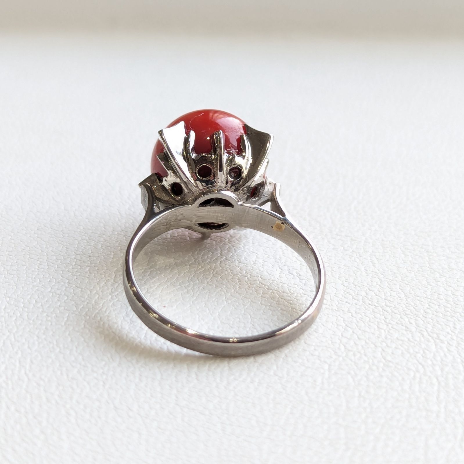 K18WG ホワイトゴールド K14WG サンゴ ダイヤモンド OTHER ブローチ K18WG ホワイトゴールド K14WG サンゴ ダイヤモンド OTHER ブローチ