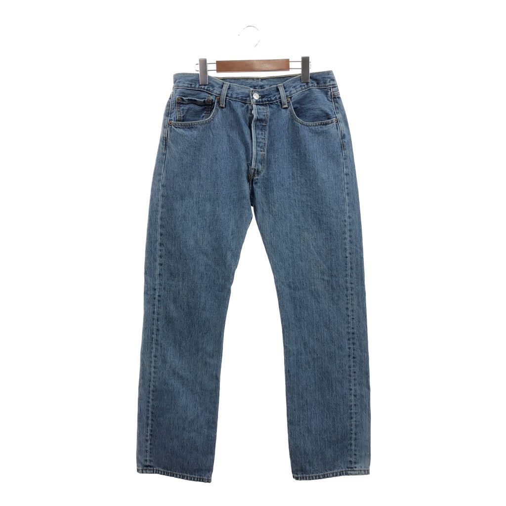 Levi's リーバイス 501 デニムパンツ アメカジ ブルー (メンズ W34 L32) 中古 古着 Q2053