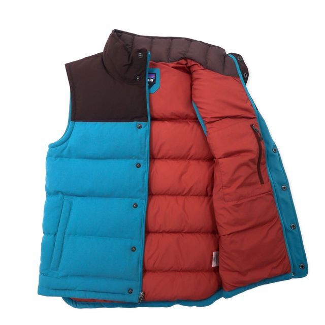 patagonia ビビーダウンベスト XS ブルー ナイロン BIVY DOWN VEST 27586FA14 - メルカリ