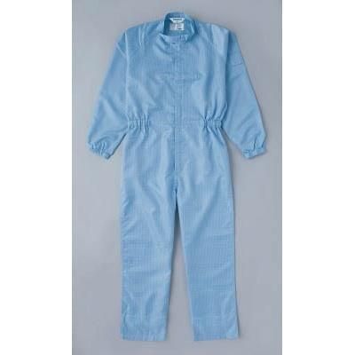 2営業日で発送 TRUSCO トラスコ中山 TRUSCO 制電糸グリッド仕様フード無つなぎ服 ブルー LL TCOGBLL