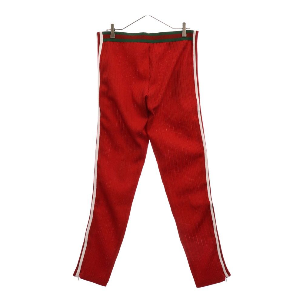 GUCCI グッチ 22AW × Jersey Sweatpants アディダス サイドライン ロゴ刺繍 ロングパンツ ジャージ レッド 700501 XJEJT GUCCI (グッチ) 22AW ×ADIDAS Jersey Sweatpants アディダス サイド
