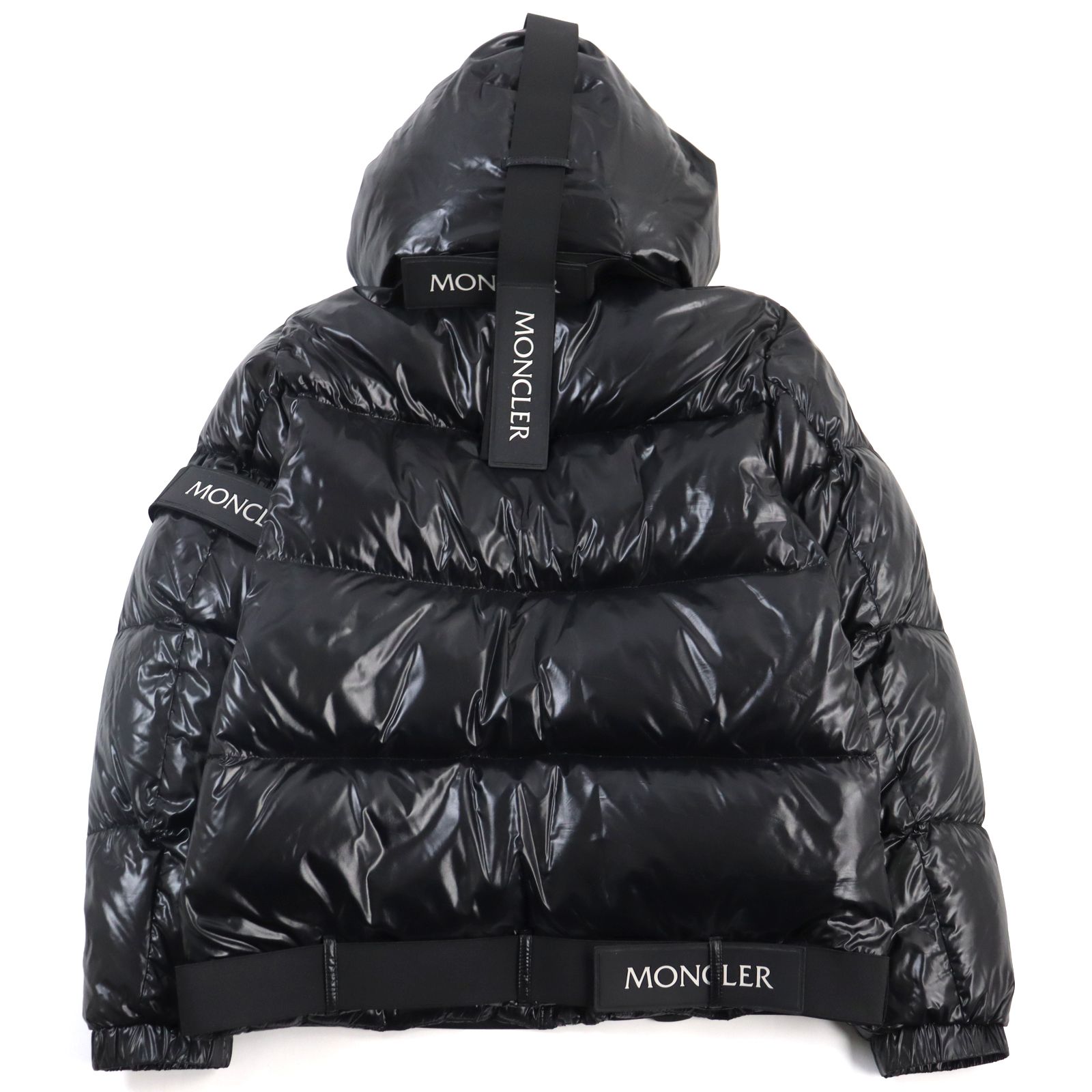 極美品○MONCLER モンクレール CRAIG GREEN クレイググリーン C209H4030700 68950 BROOK GIUBBOTTO  ロゴテープ付き フーデッド ダブルジップ ダウンジャケット ブラック 2 メンズ - メルカリ