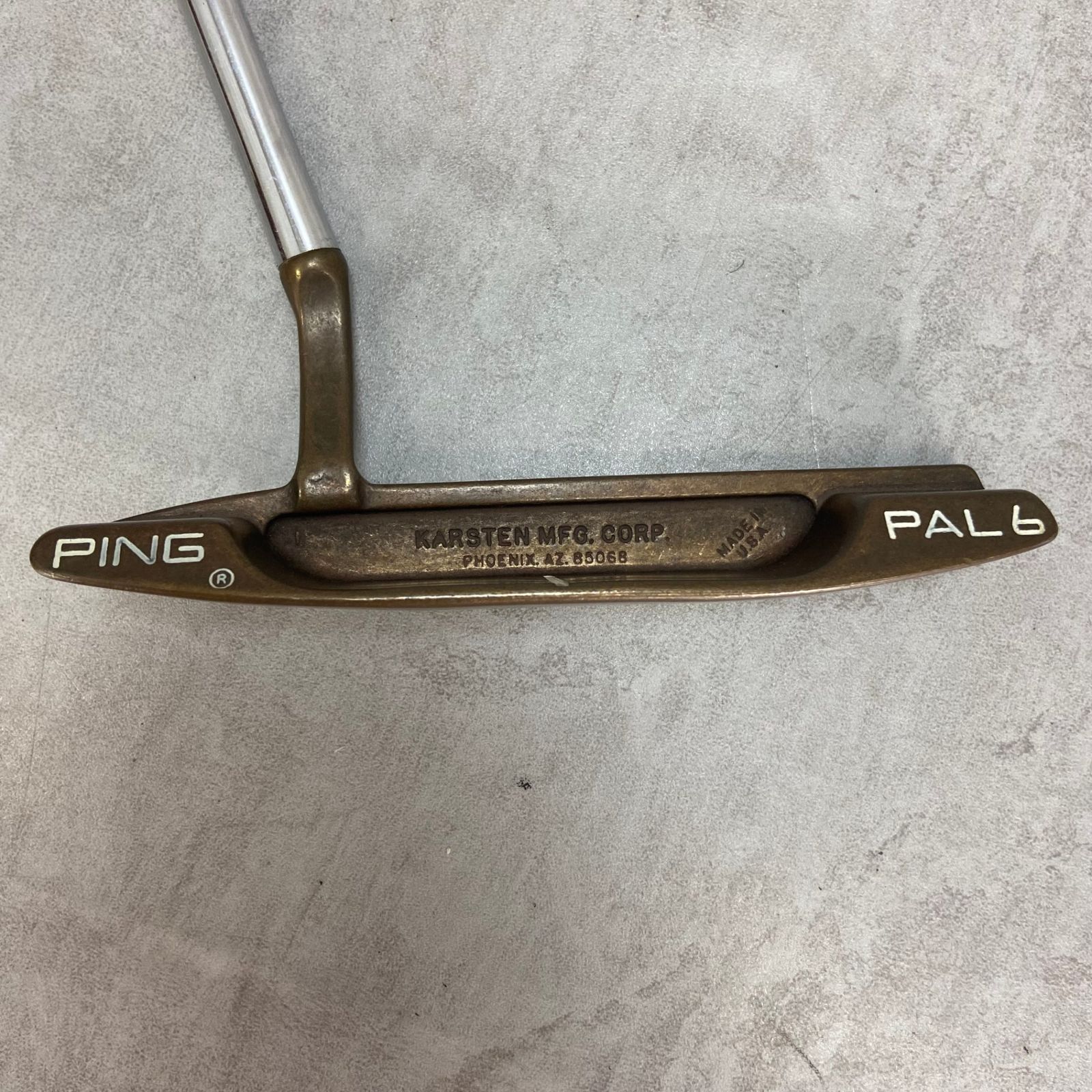 PING - PING　PAL6　ベリリウムカッパー　メンズゴルフパター　スチール　右利き用　PT　ピン型　35インチ　約451g　ピン　パル PING - PING PAL6 ベリリウムカッパー メンズゴルフパター
