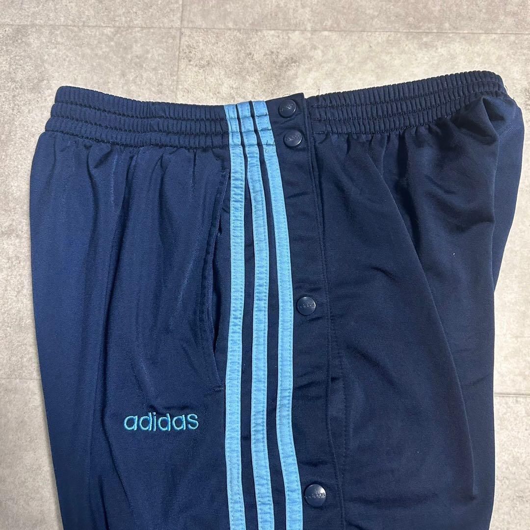 00s アディダス adidas トラックパンツ スナップボタン ジャージ L
