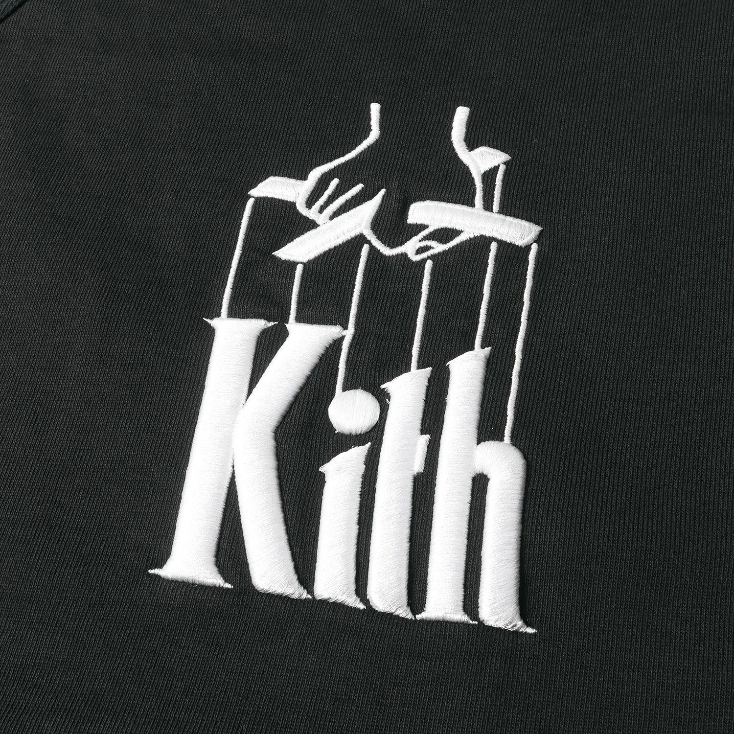 KITH NYC キス ニューヨークシティー スウェット サイズ:XS 20SS THE Godfather ロゴ 刺繍 ラグラン スウェットシャツ  KH2461 トップス トレーナー プルオーバー ゴッドファーザー 映画 ムービー ブラック 【メンズ】 - メルカリ