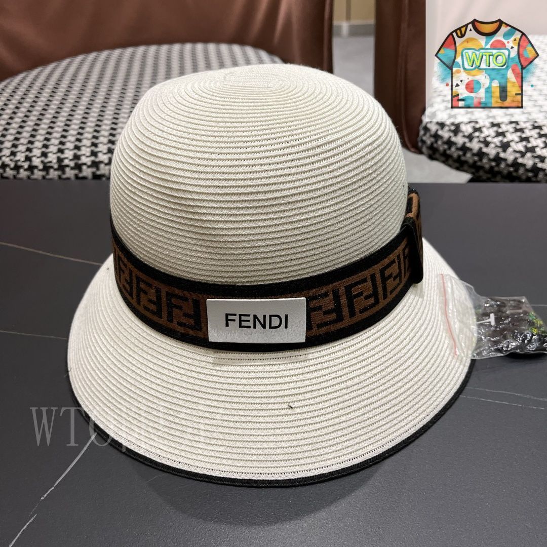 FENDI 帽子　新品　麦わら帽子 今日特価】Fendi 2025 新作 麦わら帽子-3 - メルカリ