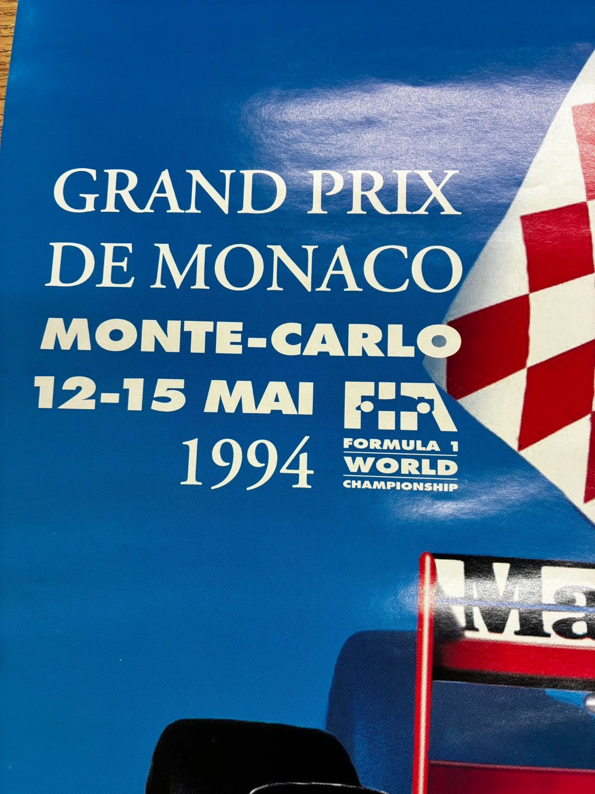 アイルトンセナ 2024 1994年 モナコグランプリポスター AID アイルトン