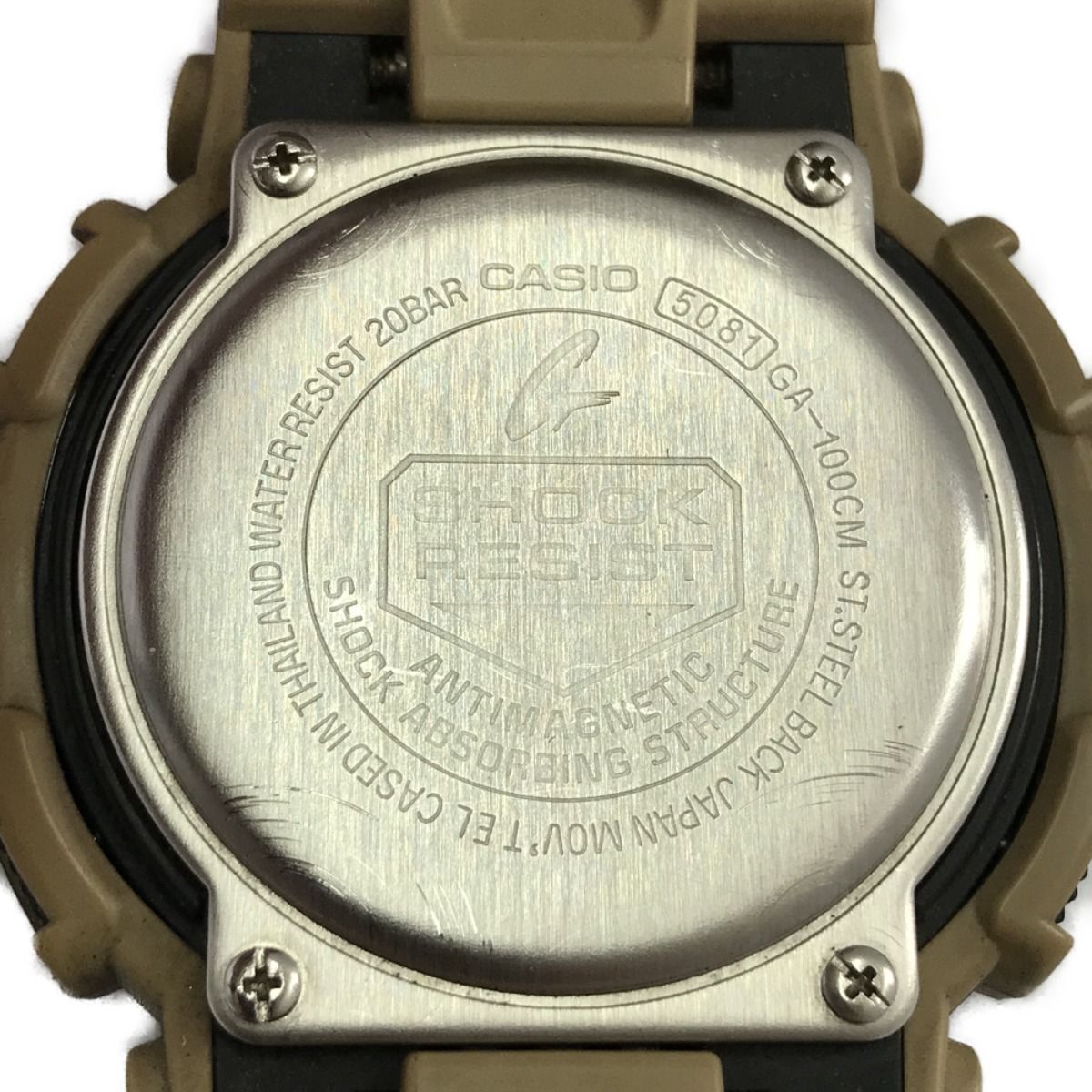 CASIO カシオ G-SHOCK クォーツ カモフラージュシリーズ GA-100CM-5AJF 