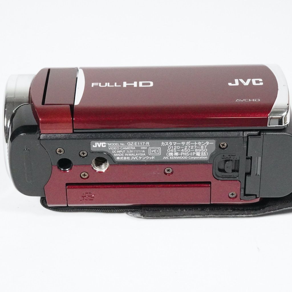 【動作確認ＯＫ】JVC Everio GZ-E117-G 動作確認OK】JVC Everio GZ-E117-N ピンク - メルカリ