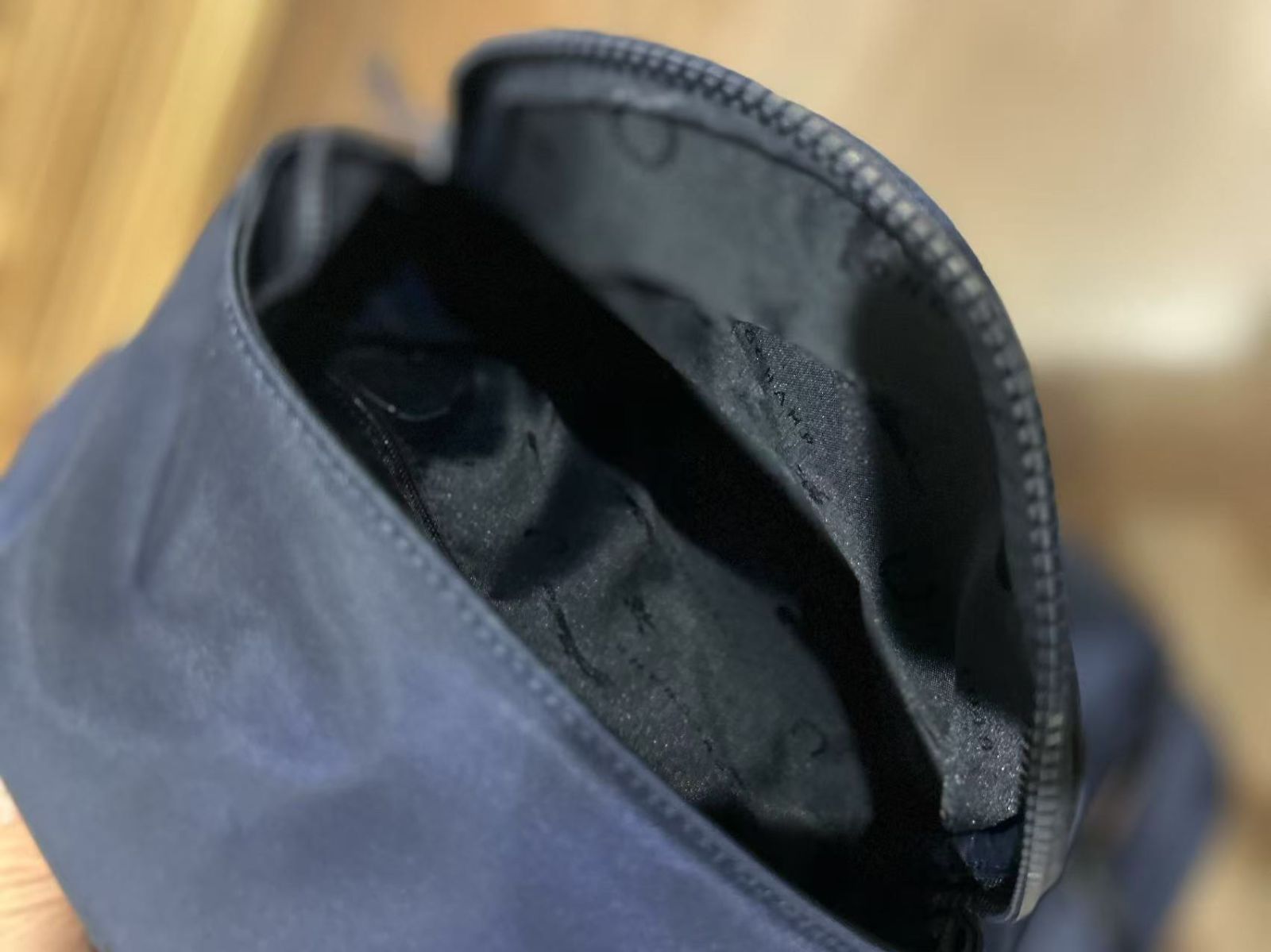 ○6287 LONGCHAMP ロンシャン　リュックサック　ネイビー　刺繍 Longchamp ロンシャン リュック バックパック 1699 919 LE