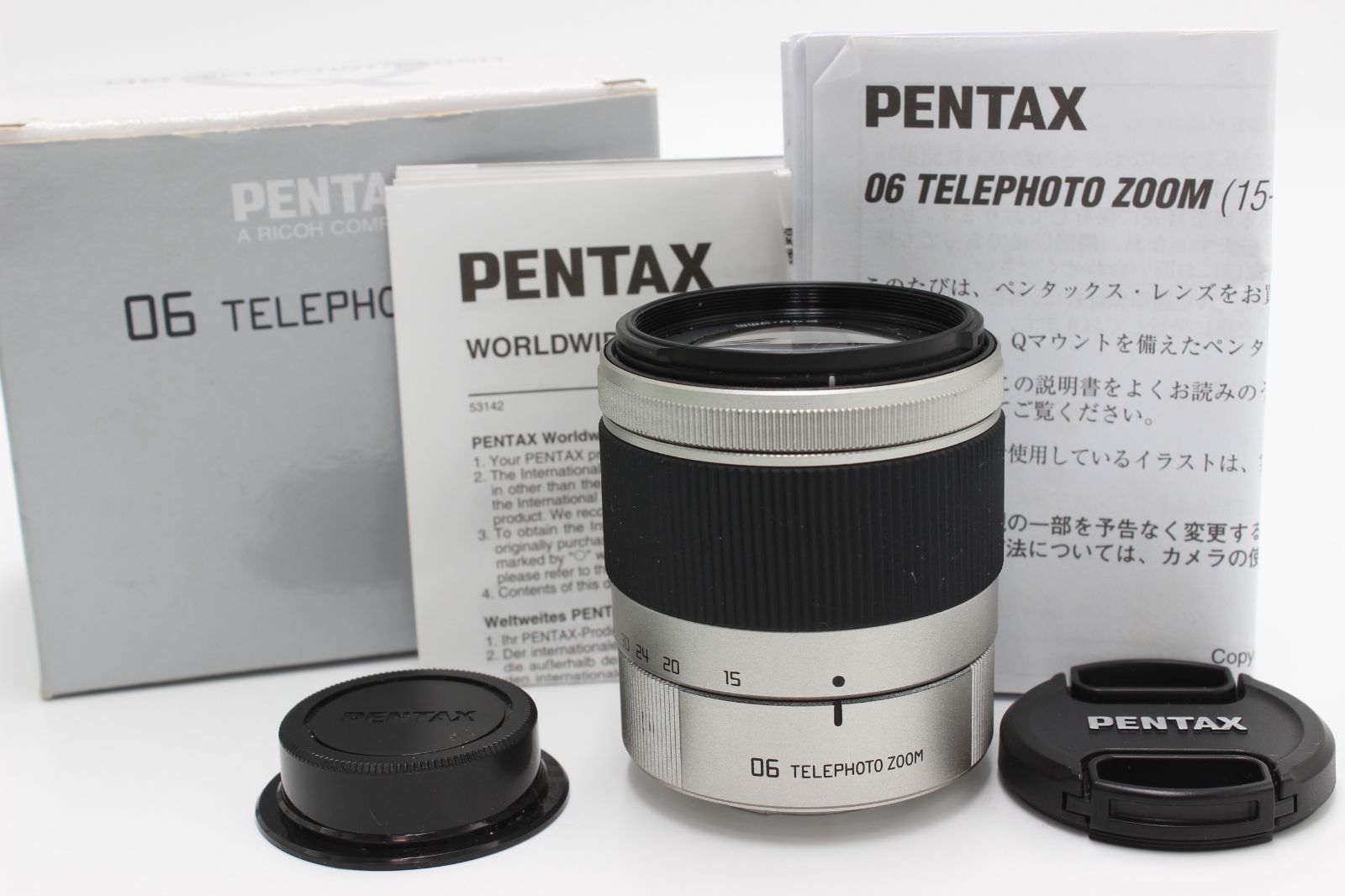 ペンタックス PENTAX Q 06 TELEPHOTO ZOOM 望遠ズーム レンズ シルバー