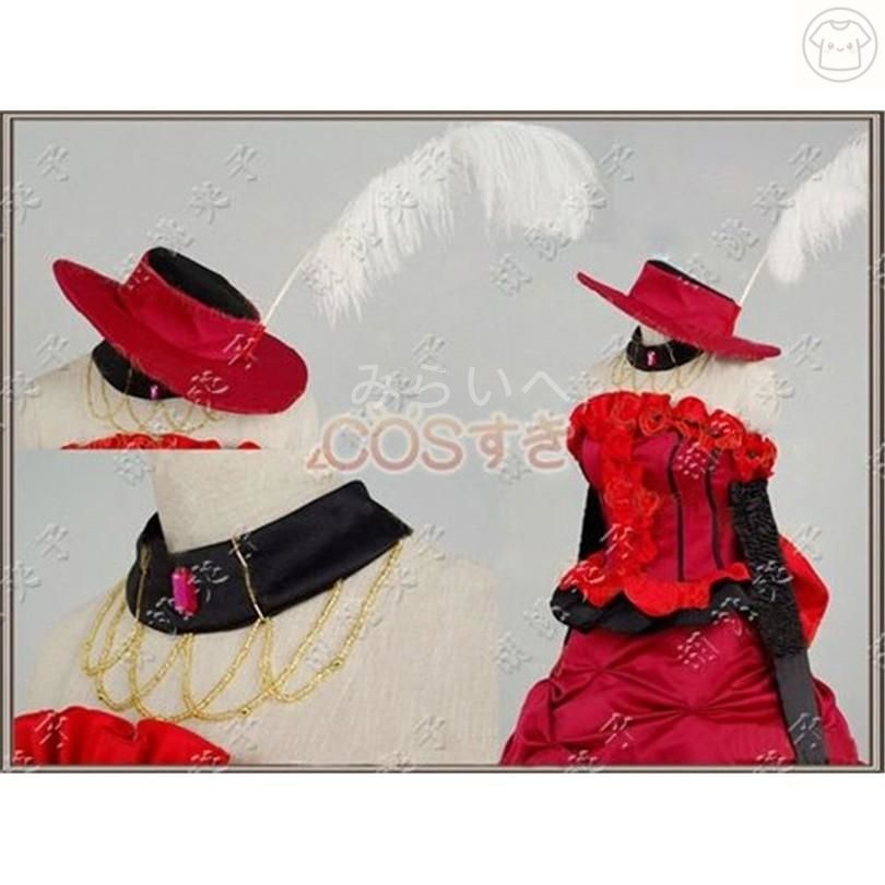 高得点の 黒執事 マダムレッド ドレス 宴会衣装 風 コスプレ衣装 イベント 演出服 変装 二次会 COS Cosplay 人気商品をセール価格で！