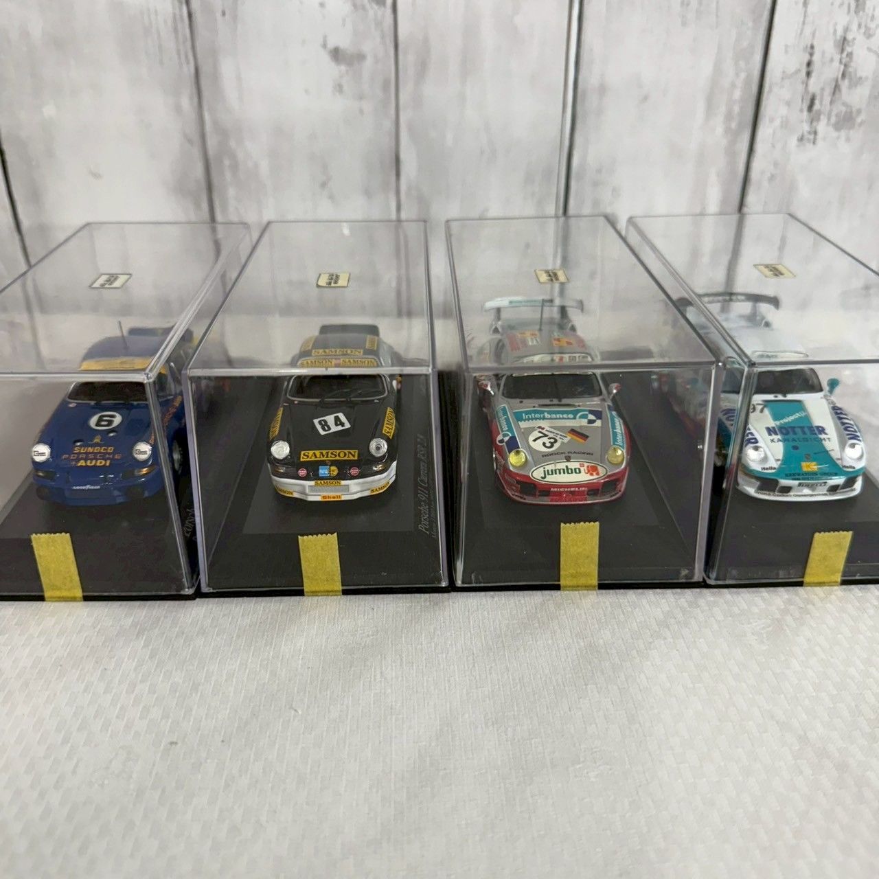 ミニチャンプス　ポルシェ　911 カレラ RSR 2.8 三台セット ミニチャンプス 1/43 ポルシェ 911 カレラ RSR 2.8 1973 Blue