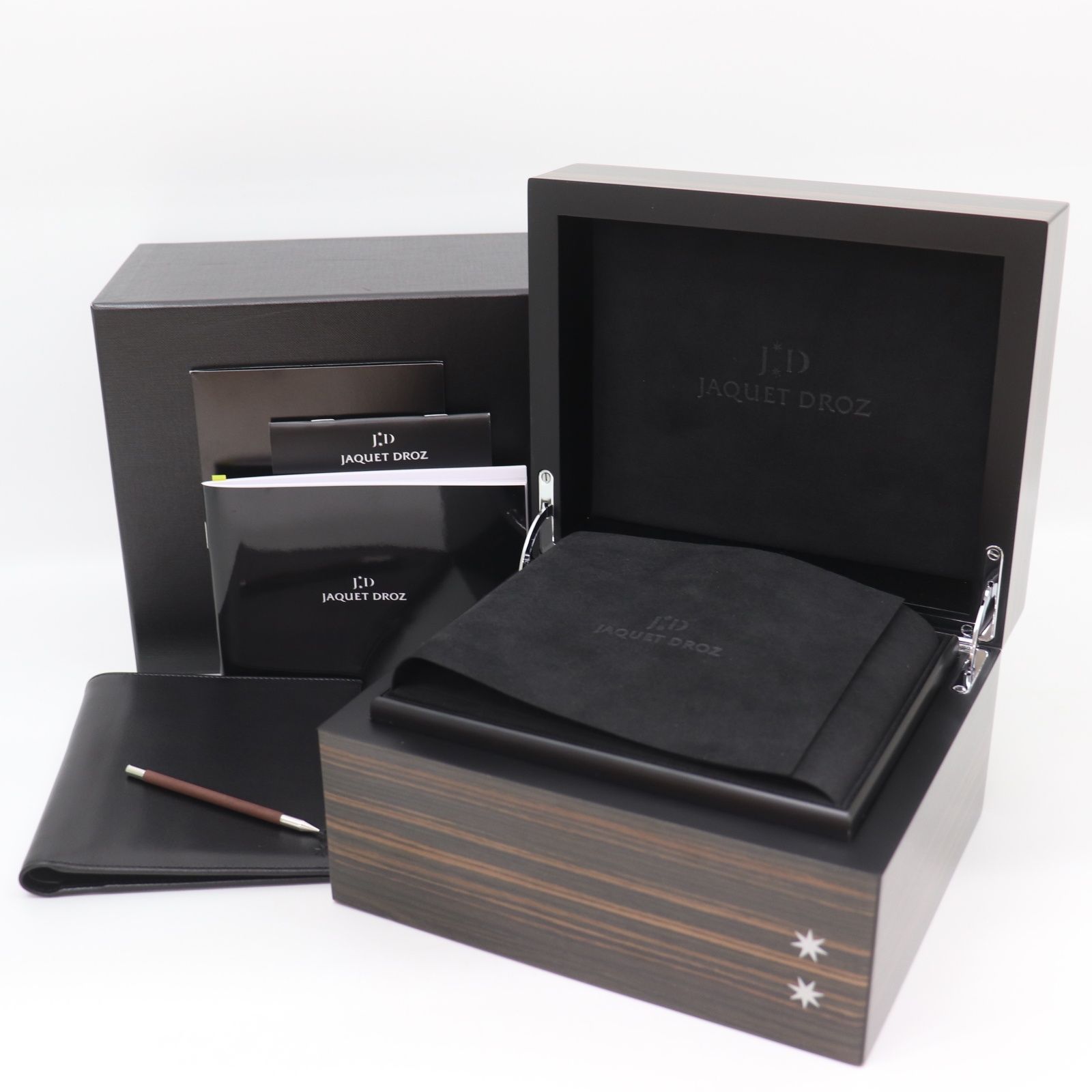 JAQUET DROZ レザー時計収納ケース JAQUET DROZ レザー時計収納ケース JAQUET DROZ レザー時計収納ケース