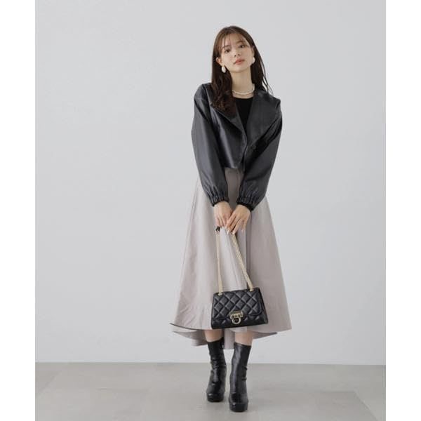 ノー フェイクレザーブルゾン