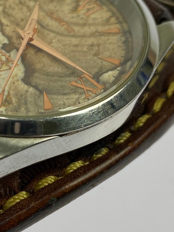 腕時計(専用出品) 中古品】 SAAD サード 天然石文字盤 レザーバンド クォーツ リスト