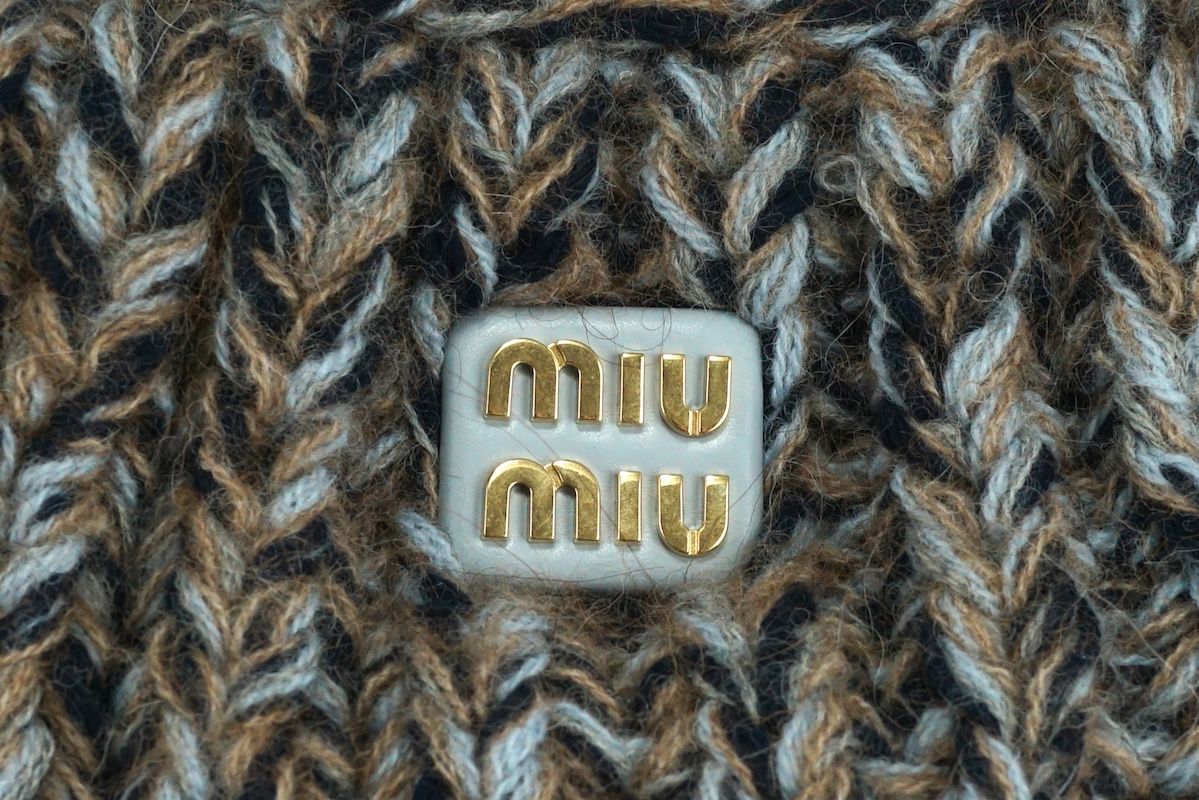 MIU MIU Wander Knit Wool Bag ミュウミュウ ワンダー ニットウール