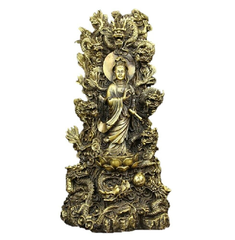 特大サイズ 九龍観音像 観音菩薩像 中国神話 竜生九子 仏像 特大サイズ 九龍観音像 観音菩薩像 中国神話 竜生九子 仏像 - メルカリ