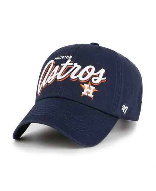 送料無料 47ブランド レディース 帽子 アクセサリー Women s Navy Houston Astros Ariana Clean Up Adjustable Hat Navy