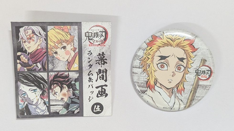鬼滅の刃 煉獄杏寿郎 竈門炭治郎 全集中展 無限列車編 幕間画ランダム 缶バッジ 鬼滅の刃 全集中展 無限列車編 幕間画ランダム 缶バッジ 煉獄