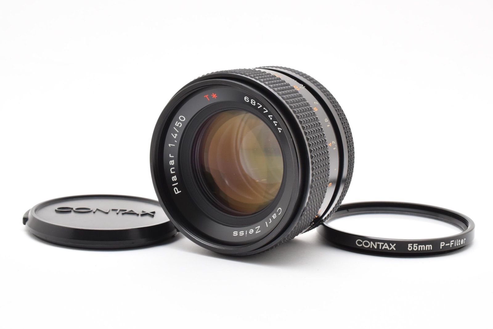 ◆ 上 コンタックス Contax Carl Zeiss プラナー Planar 50mm f 1.4 MMJ CYマウント 一眼レフ レンズ 動作 済 2532 ◆