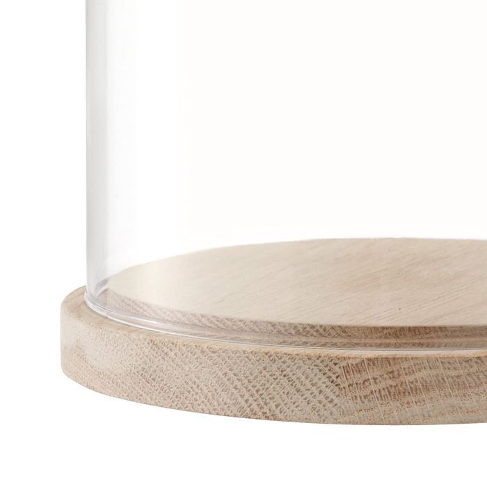  LSA IVALO イバロ Dome Ash Base ガラスドーム ウッドトレー G 1048 15 301 TLA 1186 直径15 cm エルエスエー ケーキスタンド ケーキプレート ケーキスタンド 食器