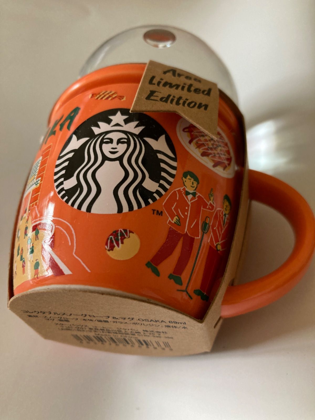 STARBUCKS スターバックス コレクタブルスノーグローブ＆マグOSAKA89ml