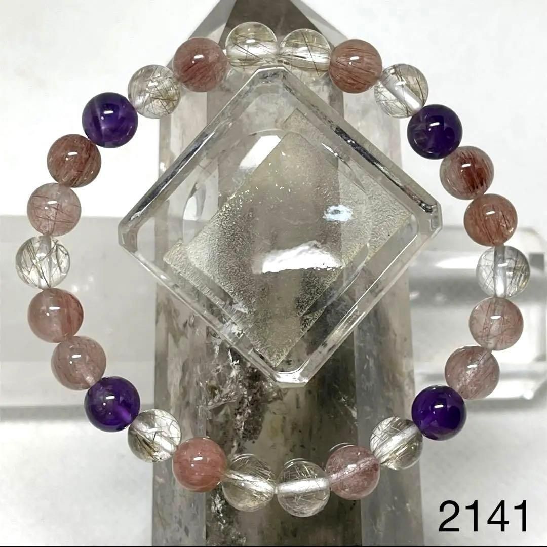 ルチルクオーツ パワーストーンブレスレット 内径約15cm M109117142