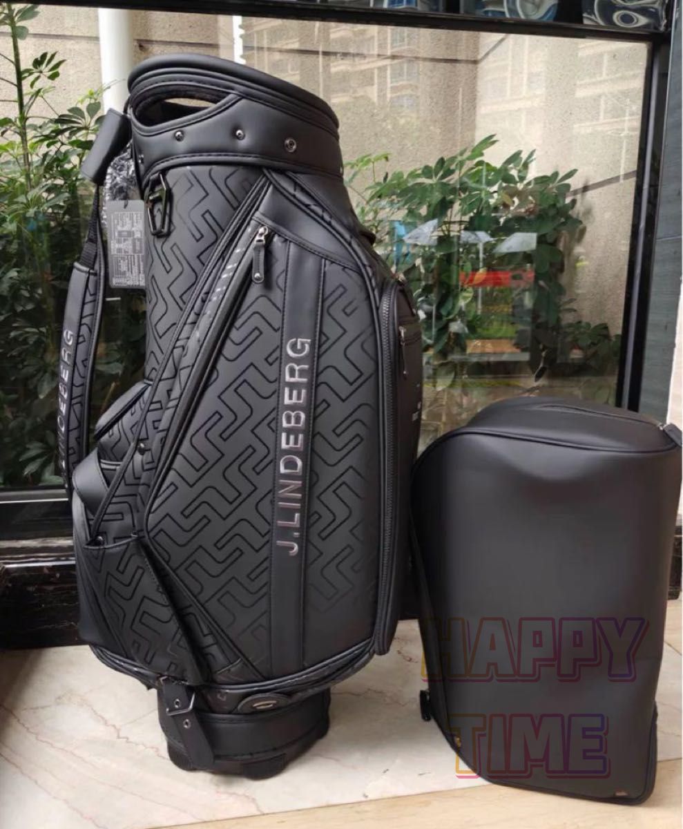 ジェイリンドバーグJLINDEBERG キャディバッグ 緑色 キャンバス軽量 ジェイリンドバーグJLINDEBERG キャディバッグ キャンバス 軽量 緑色