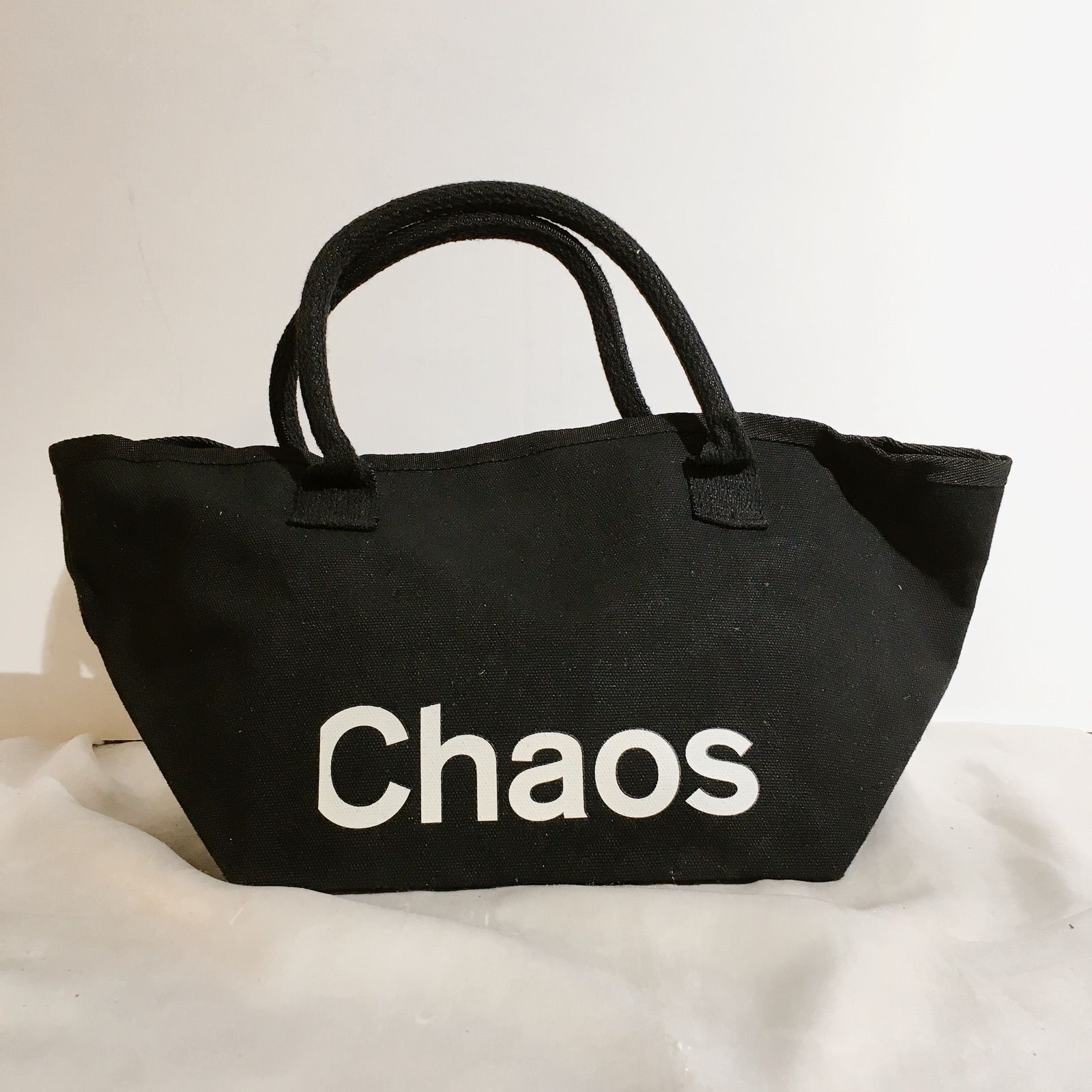 Chaos カオス キャンバストートバッグ 黒