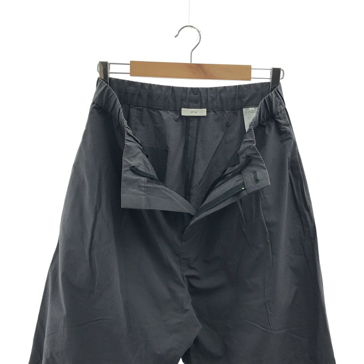 ATON / エイトン | Kyoto tsurizome cotton wide easy pants コットン ワイド パンツ | 6 | グレー | メンズ ATON / エイトン | Kyoto tsurizome cotton wide easy pants コットン