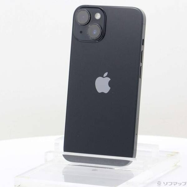 〔 〕iPhone14 128GB ミッドナイト MPUD3J A SIMフリー 258