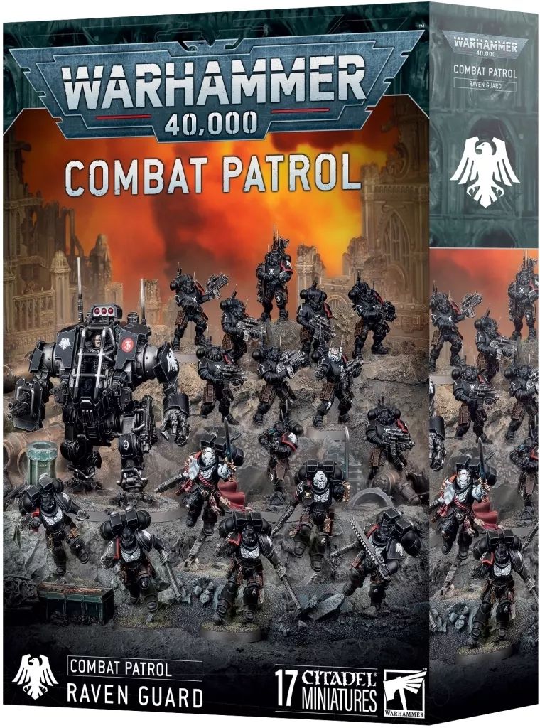 ミニチュアゲーム コンバットパトロール レイヴンガード ウォーハンマー40000 Combat Patrol Raven Guard 73-554