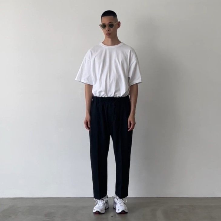 Sillage バギートラウザー Sillage シラージ baggy trousers バギー 
