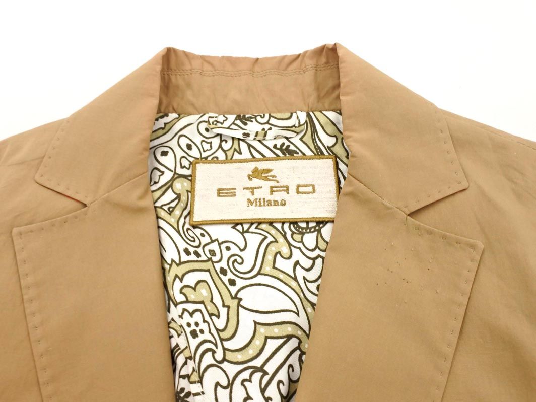 ETRO エトロ テーラード ジャケット size40/ベージュ