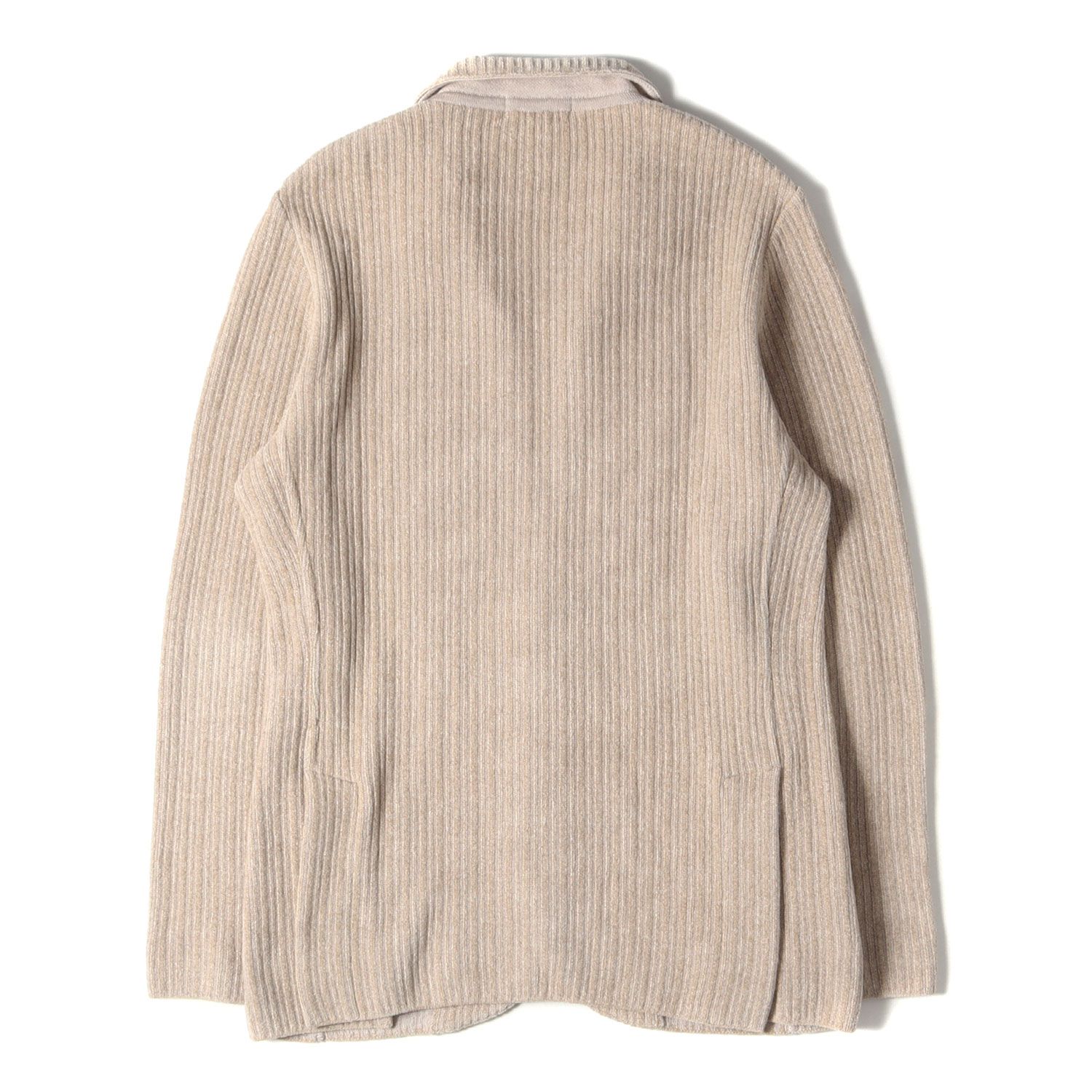 美品 LARDINI ラルディーニ ジャケット サイズ:L ウール ミラノ リブ 